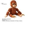 Swinging Jointed Gorilla 3D Printed Mini Figurine with Articulated Joints, Small Desktop Ornament Toy Stress Relief Toy, Creative Cute Animal