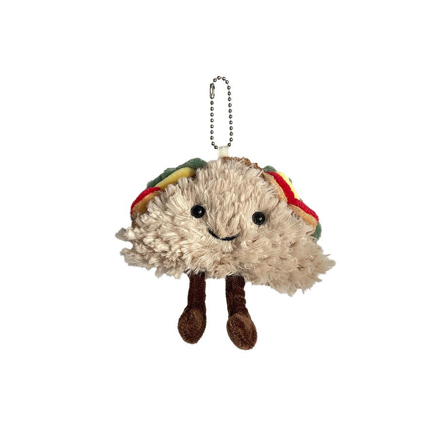 Fun Taco Sandwich Cute Food Doll Doll Pendant Soothing Plush Toy Children's Doll