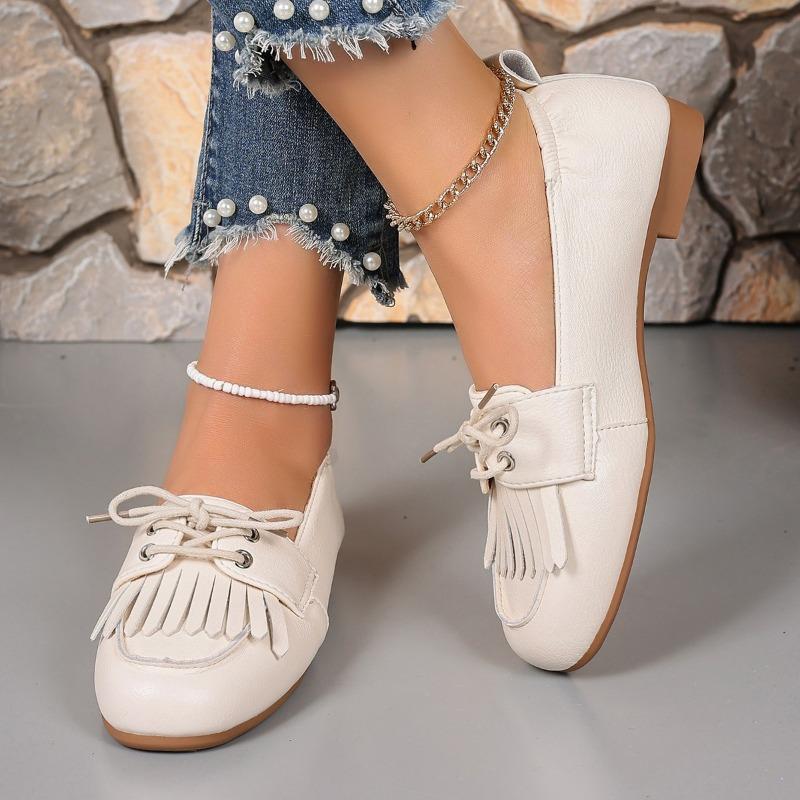 Women Sneakers New Round Toe Flat Loafers Shallow Mouth Lightweight Walking Sneakers Women Daily Office Commuting Shoes Women