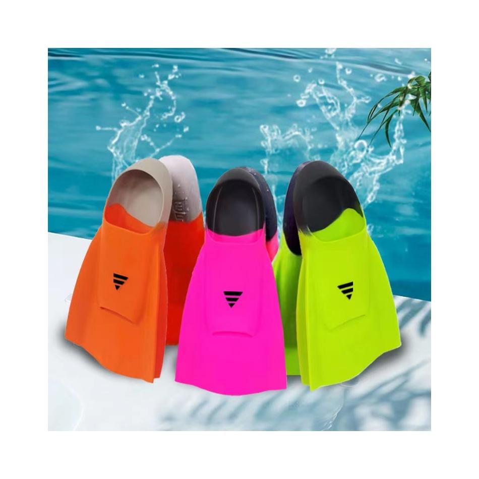 XXS Kids Swim Fins Short Youth Flippers Swimming Training Fins for Children Beginner Lap Swimming Pool Snorkeling XXS