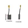 10Pcs Carbon Brush Replacement Set for Demolition Hammer Repair with Wire Terminal Connector Tool Service Parts