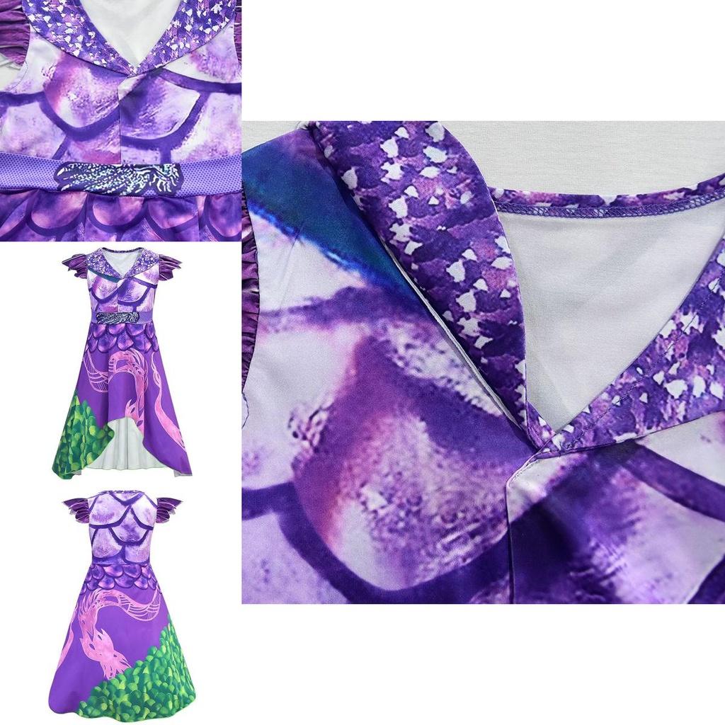 Elegant And Enchanting Descendants 3 Mal Cosplay Costume For Adult Girls Perfect For Halloween