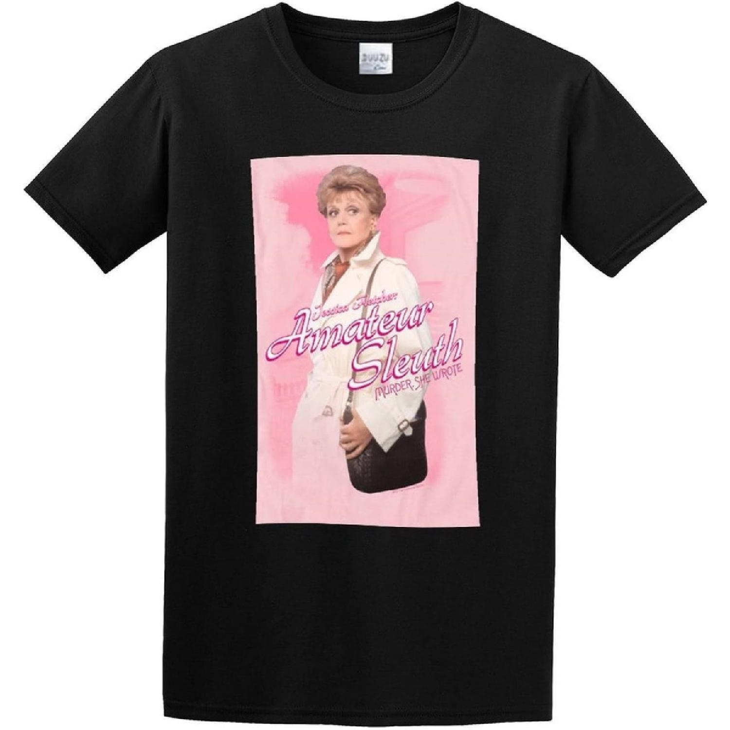 

MXCAPITAL Amateur Sleuth Black Mens T-Shirt Graphic Unisex Tee XXXXXL різнокольоровий