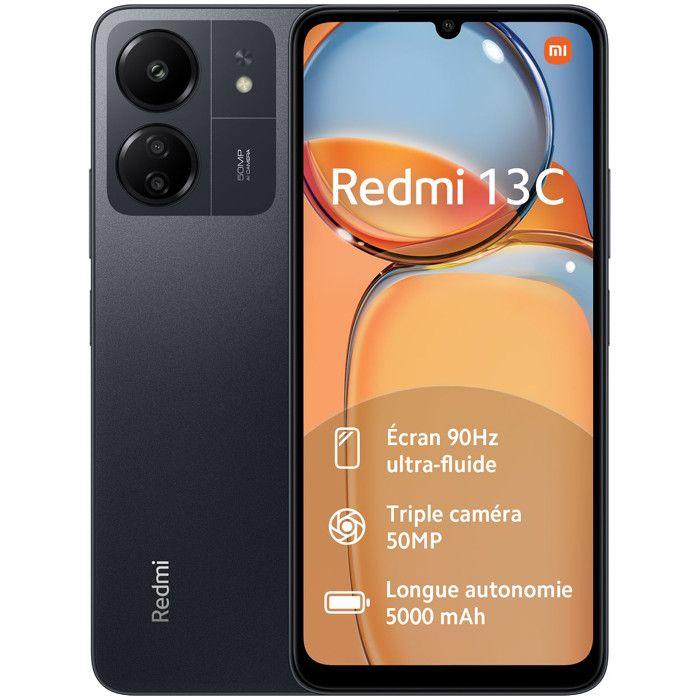 XIAOMI - REDMI 13C - 128Go - Noir Minuit