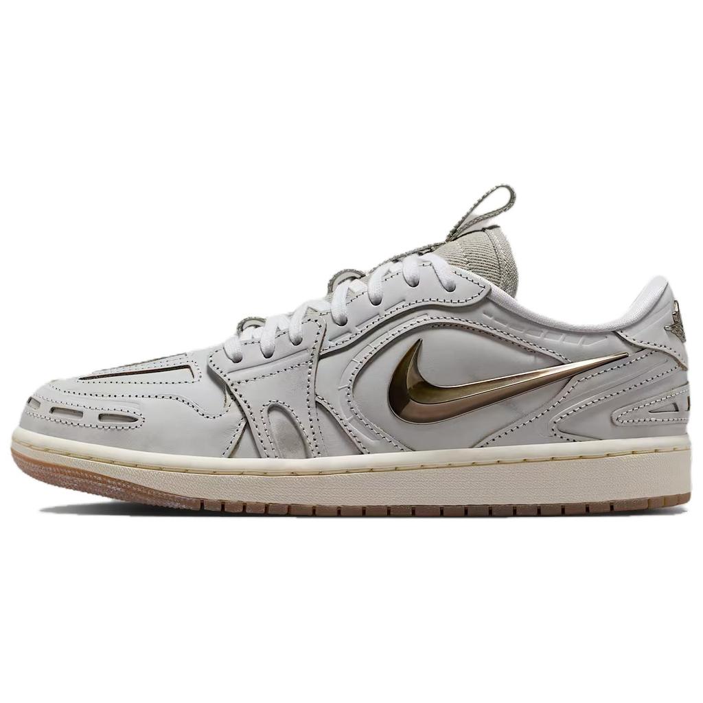Jordan Air Jordan 1 Low Top Vintage Basketball Shoes Women's Light Gray IM6662-181