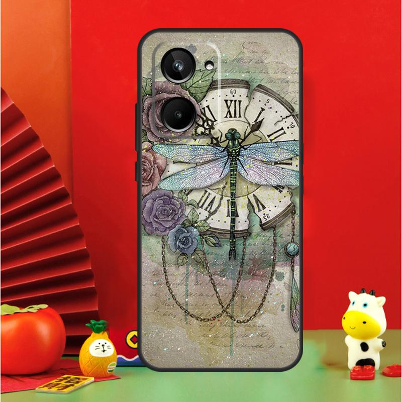 Dragonfly Case For Realme C67 C55 C53 C51 C35 C33 C31 C30 C25s C21Y GT Neo 6 GT5 9 10 11 12 Pro Plus