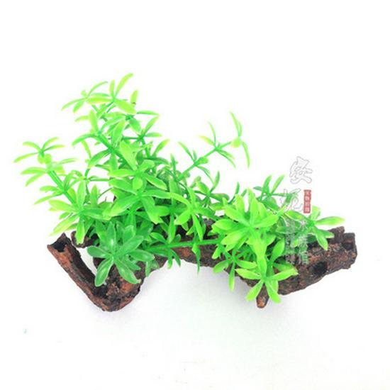 Resin Driftwood Aquarium Decorations: Aquatic Plants & Turtle Tank Scenery