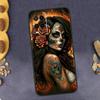 Mexican Skull Girl Tattooed Art Phone Case For Oppo A79 A18 A38 A58 A78 A98 A17 A40 A60 A80 A16 A76 A96 A15 A74 A94 A54 A77