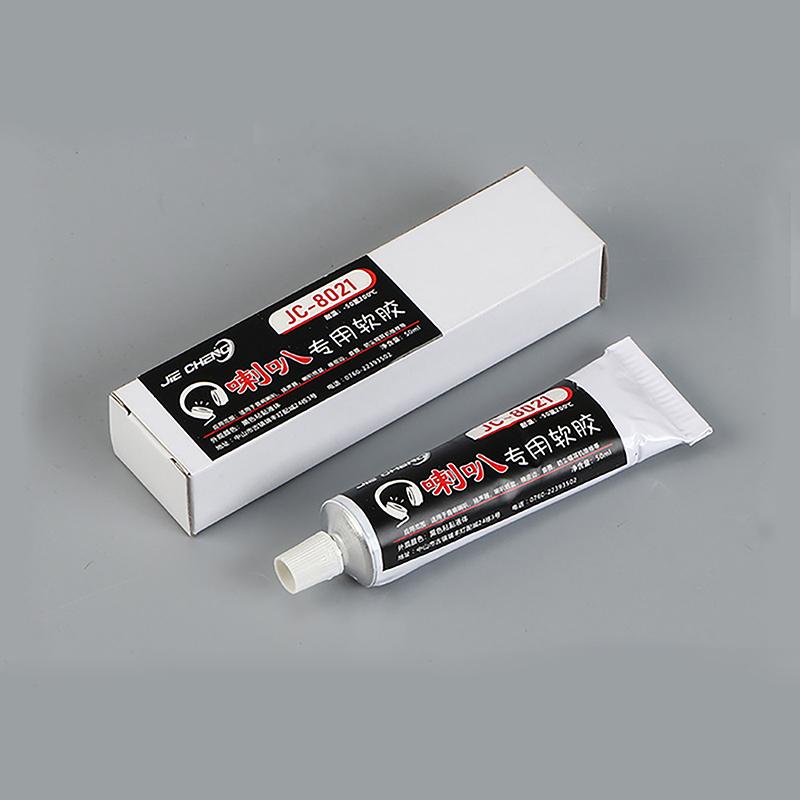 

1 шт. клей для ремонта громкоговорителей, пенопластовый боковой пылезащитный колпачок, резиновый край, конусная раковина, сильный клей, 50 мл, суперклей для ремонта электроники чёрный