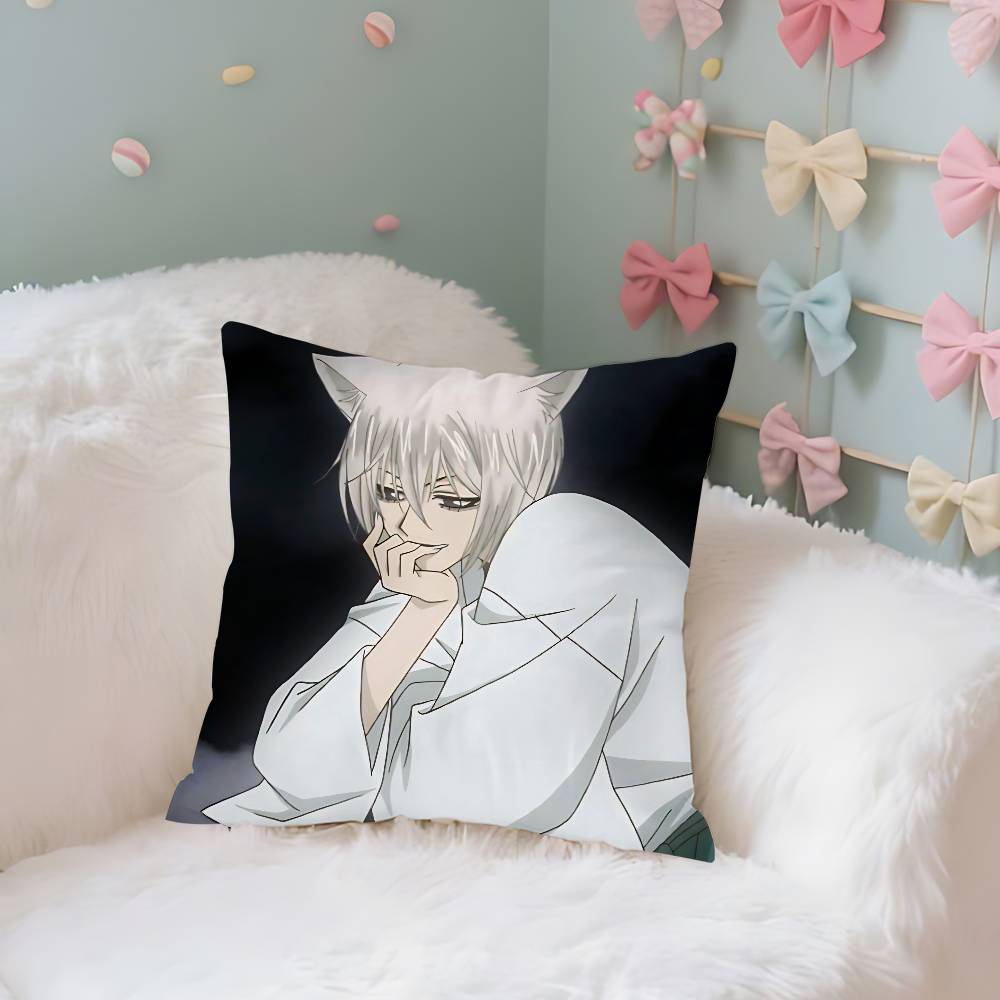 Cute T-Tomoe-S Kawaii Throw Pillow Covers Pattern Cushion Cover Suitable For Sofa Bedroom Car Pillow Cover