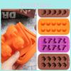 Premium Silicone Halloween Pumpkin Chocolate Mold For Candy Cookie And Ice Cube Creation