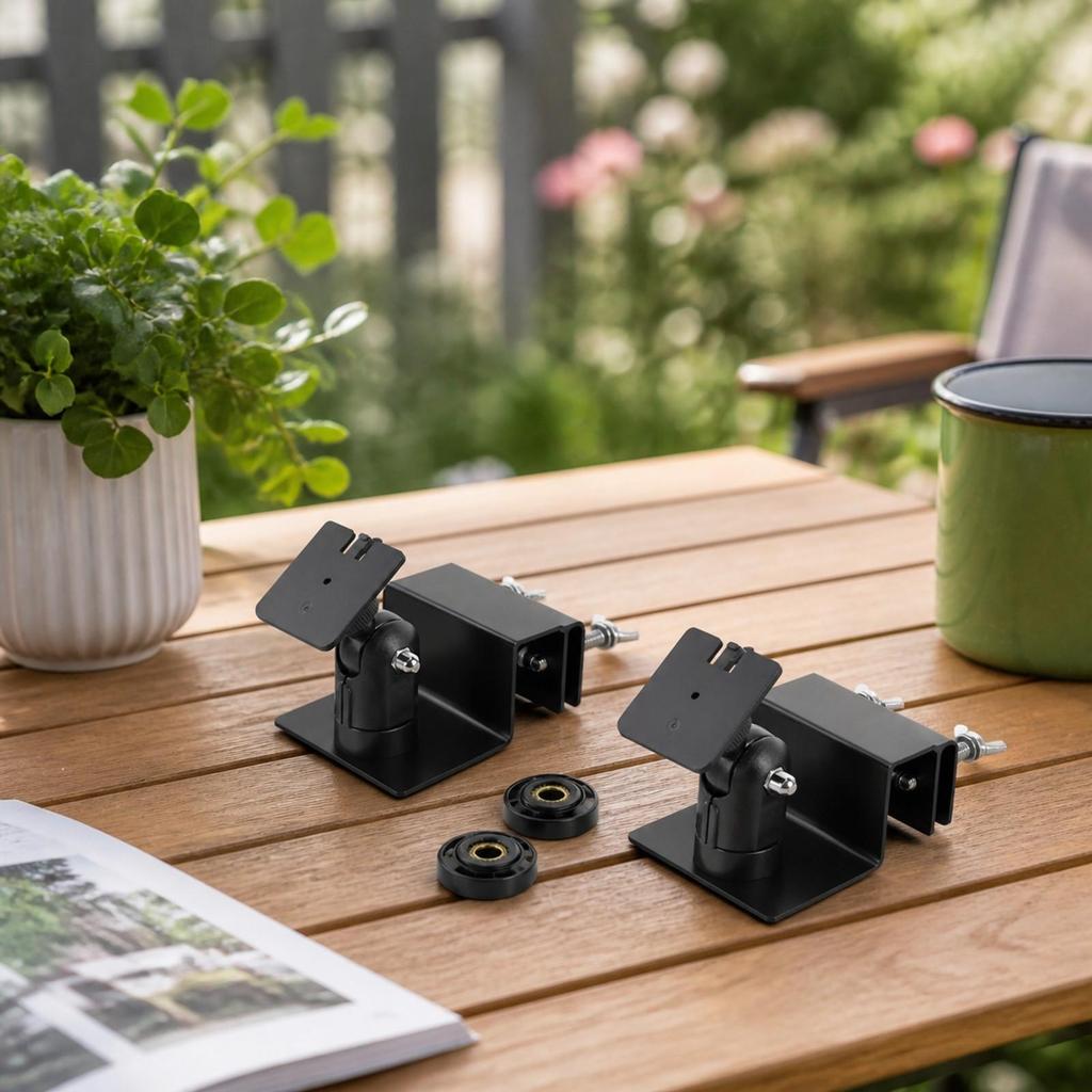 Camera Mount Weatherproof Clamp-Style Mounting Bracket with Conversion Adapters