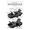 1/24 Dodge Challenger Hellcat Redeye Alloy Diecast Car Model High Simulation Ornament Toy Sound & Light Pull Back Holiday Gifts