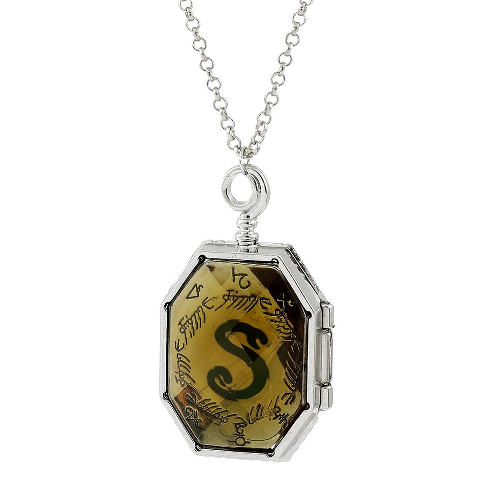 

Potter Magic Horcrux of Salazar Slytherin s Locket Pendant Necklace Cosplay Jewelry For Men Women Kids Fans