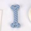 Dog Rope Toy Bone Shaped Dog Chew Toy for Teething Training Interactive Play Cotton Rope Pet Toy for Small Medium Dogs
