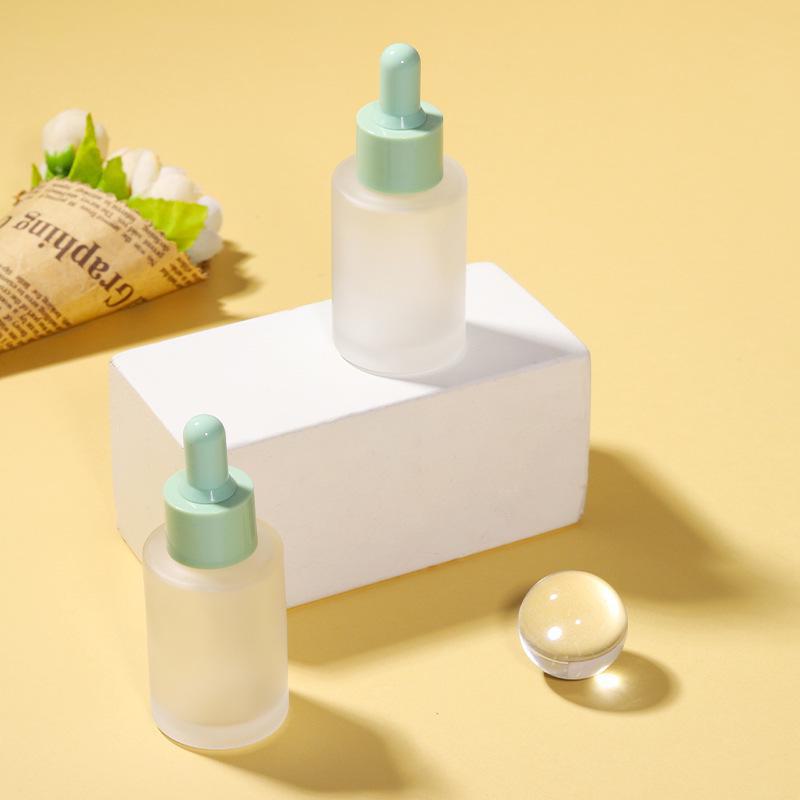 30ml Frosted Macaron Dropper Bottle - Transparent for Essential Oils and Essences