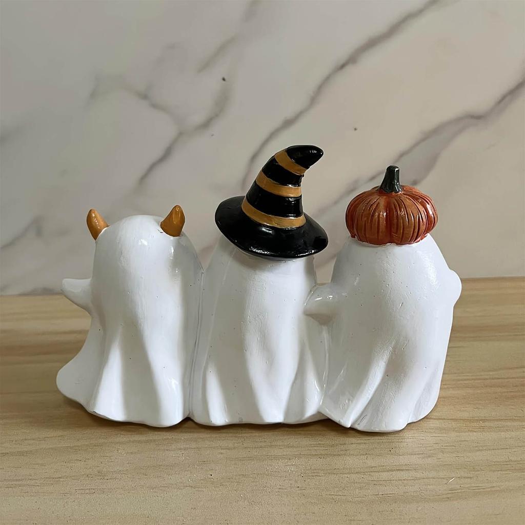 Halloween Horror Decor, Spooky Resin Statue, Halloween Figurines Gnomes Decorations For Home Outdoor Yard, For Indoor Porch Decor