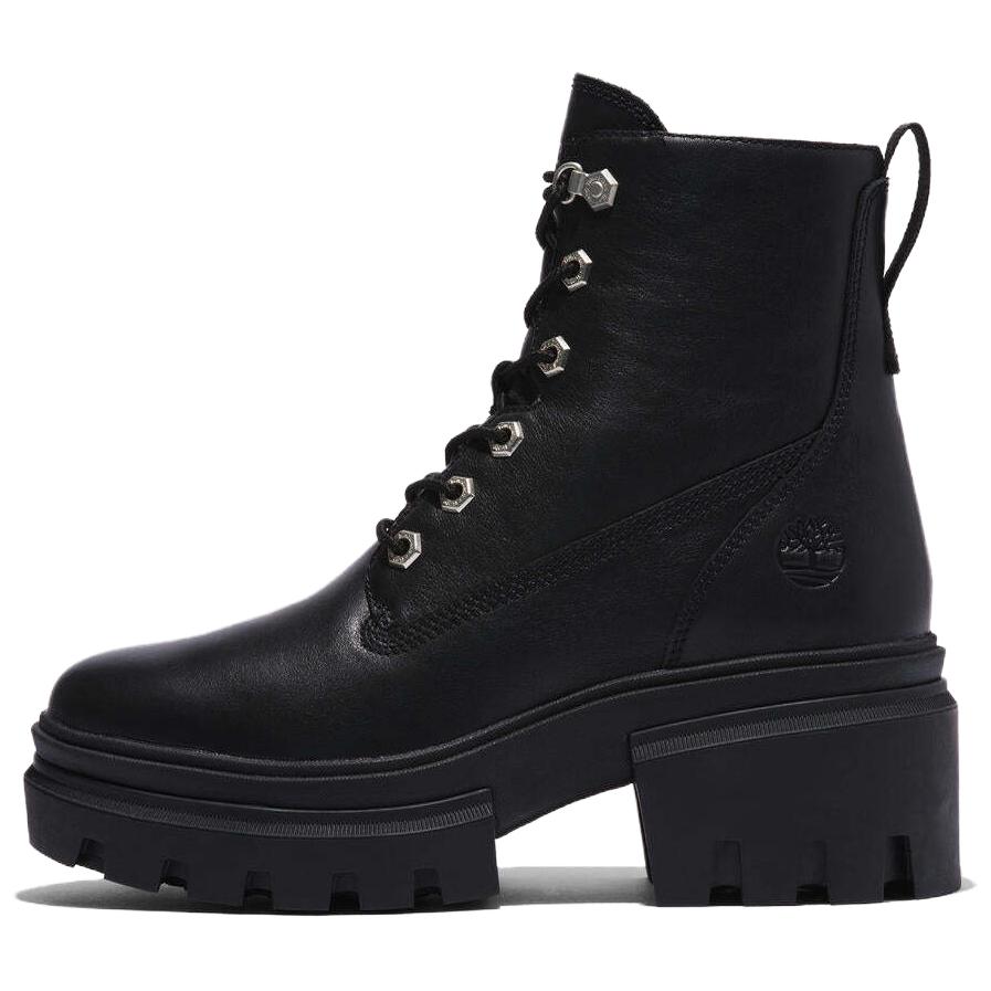 

Timberland Everleigh 6-дюймовые ботинки Тройной черный Женские кроссовки TB0A41S7-015 37.5