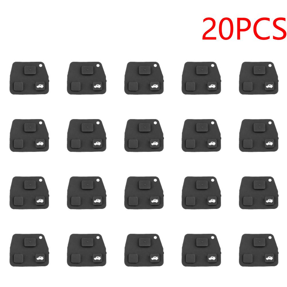 Rubber Button Pad for TOYOTA Corolla Avensis RAV4 Lexus Remote Car Key Shell Replacement Rubber Button Pad