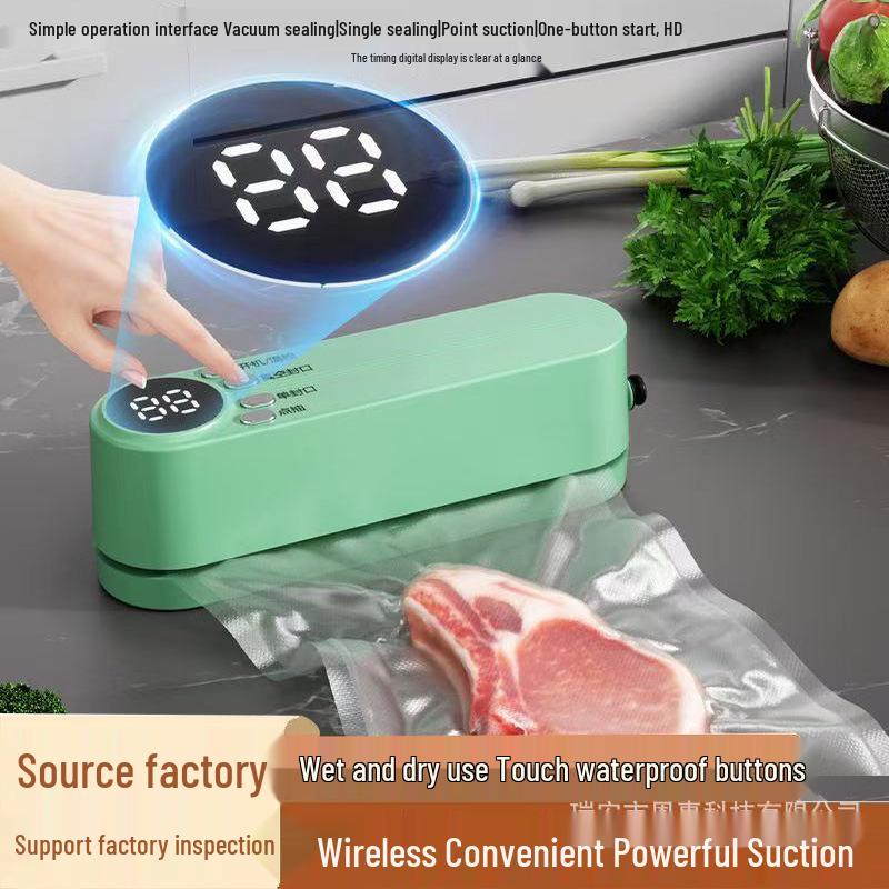 Compact Automatic Vacuum Sealer for Food Preservation