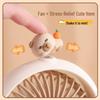 Capybara USB Portable Dorm Fan: Cute, Compact, Child-Friendly Tabletop Fan