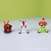 Digimon Adventure Figures: Agumon, Tyrannomon, Badamon, Gabumon Desktop Models