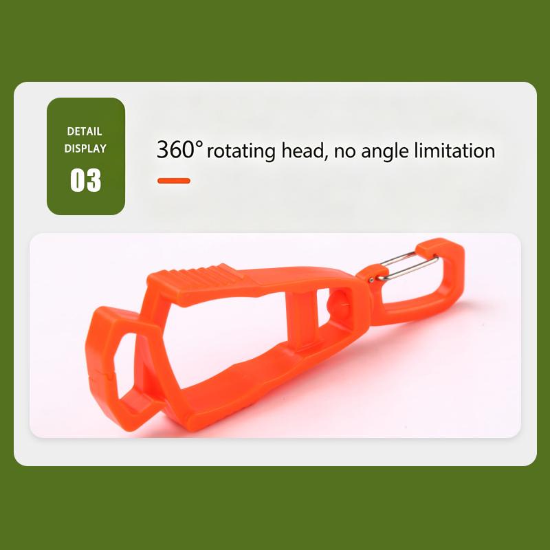 Outdoor Protective Gloves Clip Hanger Multi-Purpose Work Gloves Holder Clip Anti-Drop Glove Grabber Clip For Worker Construction