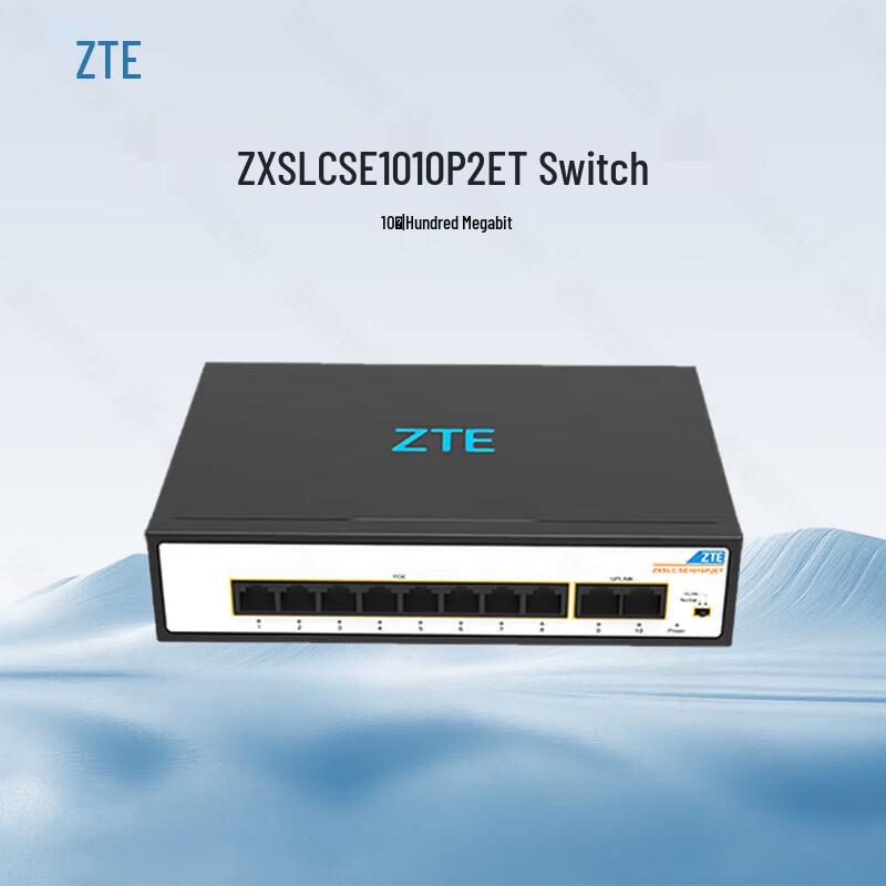 

ZTE ZXSLC SE1010P2ET 10-Port PoE Switch