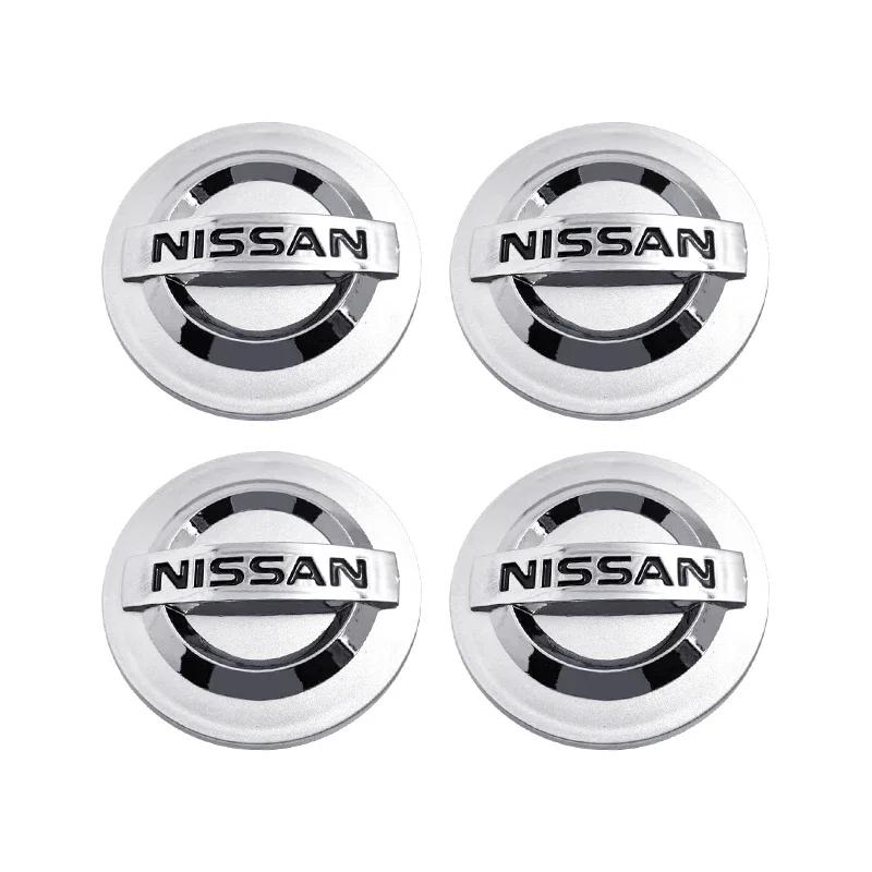 4 buc 54mm 60mm Capac Centru Roată Capac Butuc Insignă Emblema Pentru Nissan X J10 Trail Tiida Teana Juke X-trail Almera Rogue Sport Versa