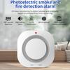 Independent Smoke Detector Sensor Fire Alarm System For Home Office Security Smoke Alarm Fire Protection Battery Powered