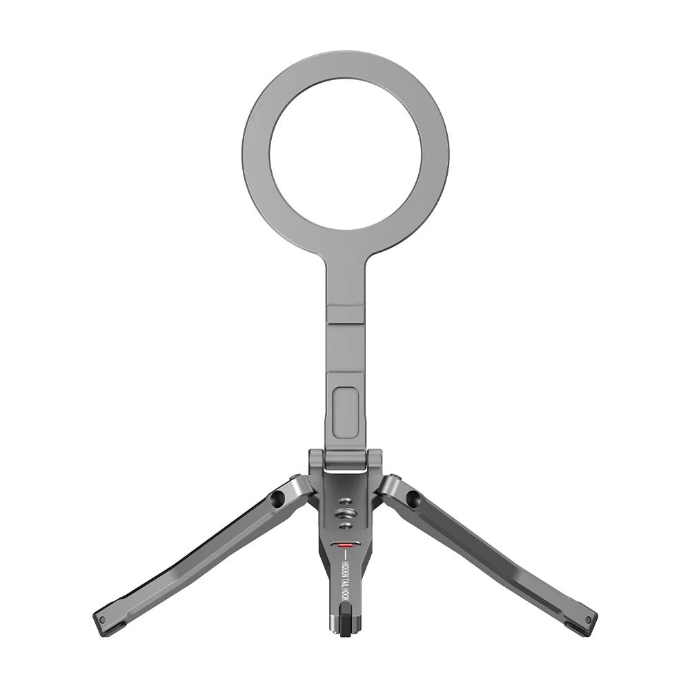 

Магнитный штатив-селфи-палка Flymile Magsafe для iPhone 16 15 14 13 12 Pro Max, телефонов Samsung, складной настольный штатив, отверстия 1/4