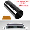 150x20cm Car Windshield Sun Visor Strip Tint Film Front Glass Anti-UV Sun Shade Window Film Decal Car UV Protector Foils Stickes