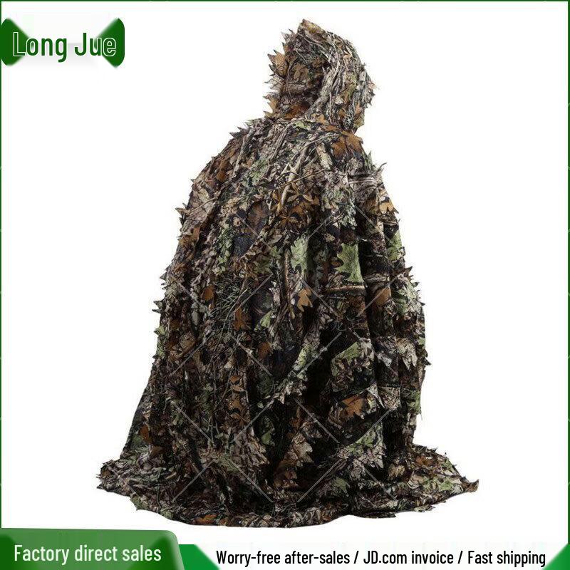 Traje Ghillie de camuflaje con hoja de arce 3D