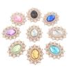 10pcs Rhinestone Button for Craft Sewing Diy Handmade Clothing Decorative Embellishment Home Decoration Accessories