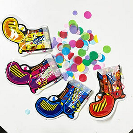 Inflatable Confetti Gun: Party Atmosphere Toy for Birthdays, Christmas, and New Year Celebrations