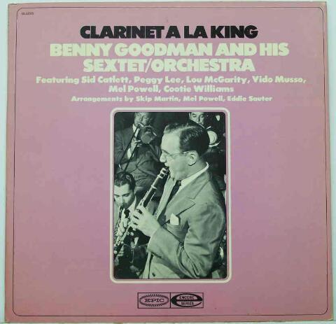 

LP Record BENNY GOODMAN SEXTET - Clarinet A La King EE22025 Epic US Jazz Used