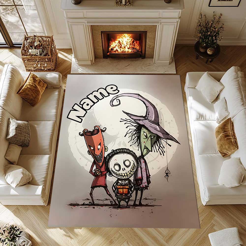 Warner Bros. Movies (13) Customize Your Name Rug, Office Chair Cushion, Home Bedroom Living Room Gift.