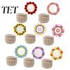 Decorative Plant Pot Display Stand Crochet Flower Bouquet Coaster, Handmade Knit Rose Mug Mat Transforms Into Bouquet, 2-in-1 Teacher Appreciation