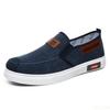 Men's comfortable summer Flats Casual lightweight lazy shoes Fashion trendy canvas shoes Soft soled anti slip work flat Homme