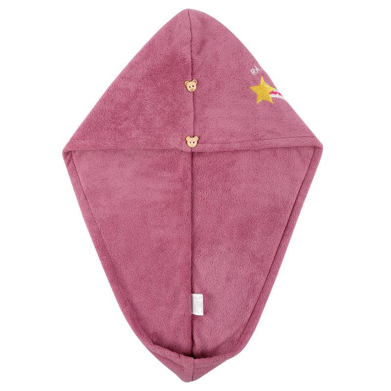 Quickly Dry Hair Hat Super Absorbent Soft Bathroom Women Head Towels Girls Cute Hair Towel Hair Dry Wrap Bonnets