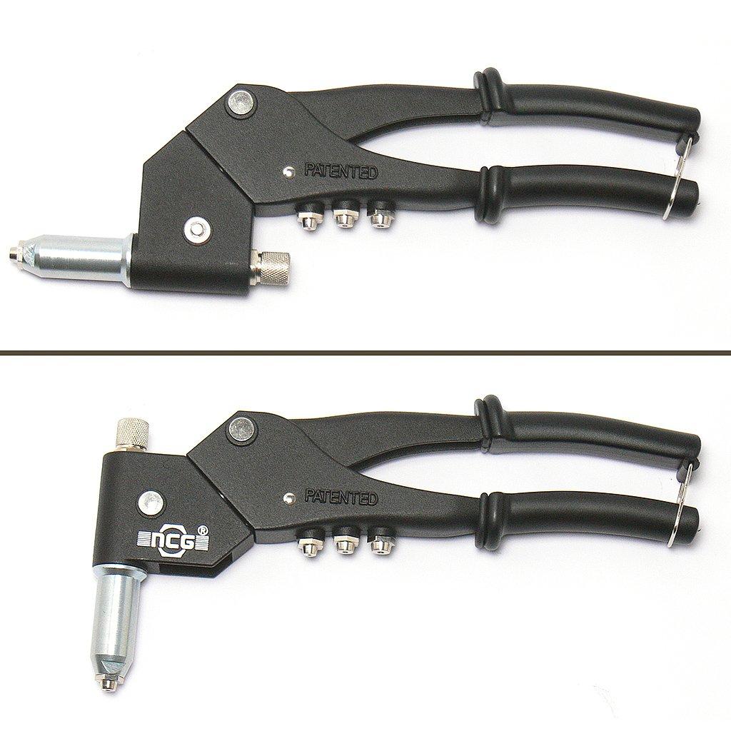 STRAIGHT Riveter Nutter Swivel & Set, Head, 12-755