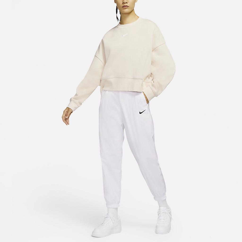 New Nike Sportswear Essentials Series Sweatshirt Women's Ecru DJ7666-219