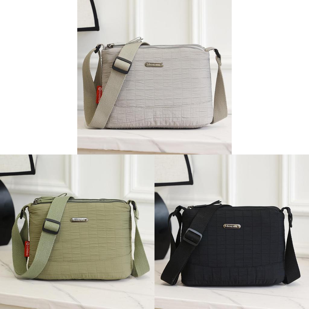 Nylon Large Capacity Casual Shoulder Bag For Women With Multiple Pockets