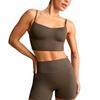 (WMNS) X SKIMS Matte Cami Longline Bra 'Dark Sepia' Women's BRSPT5115-DSP