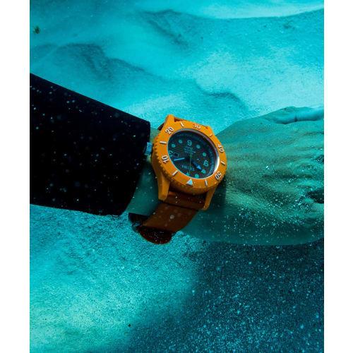 TRIWA/TRIWA Men's & Women's (Unisex) Time for Oceans Submariner Orange Watch, TIME FOR OCEANS SUBMARINER NEMO TFO203-CL150512, Officially Imported, Sw