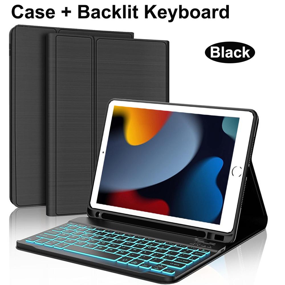 Case for iPad 7th 8th 9th 10.2-inch, Bluetooth Keyboard Case for Air 3rd Pro 10.5 Inch Magnetic Cover