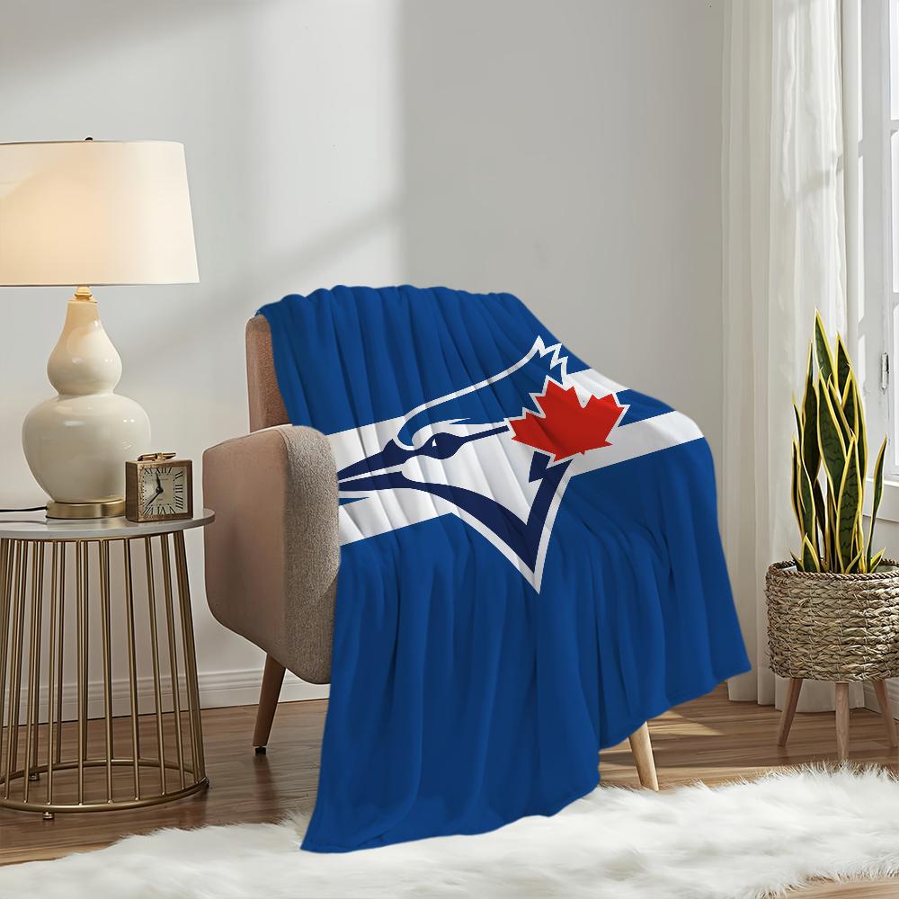 Toronto Blue Jays Baseball Blanket Blanket for Couch Sofa Travel Home Hiking Picni Bed Beding Flannel Blanket birthday gift