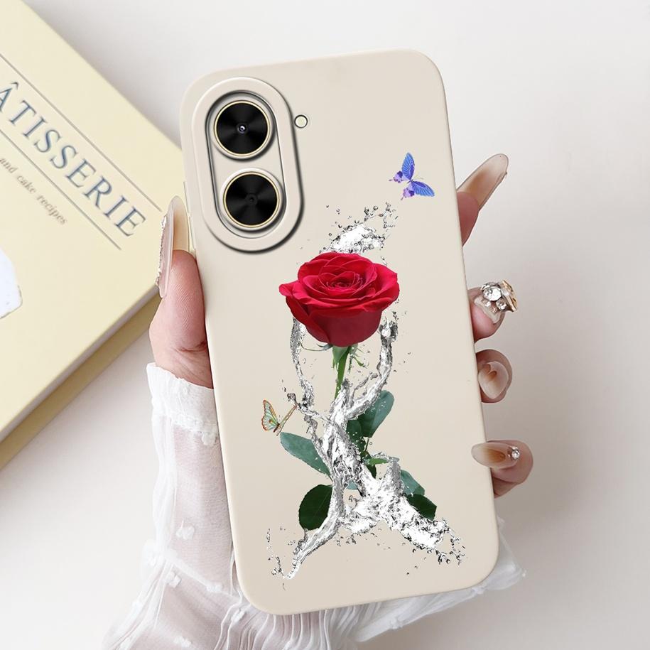 New Case For Xiaomi Poco C71 Cover Redmi A5 4G Phone Cases Fashion Flower Cartoon Soft TPU Fundas For Xiaomi Redmi A5 NFC Bumper