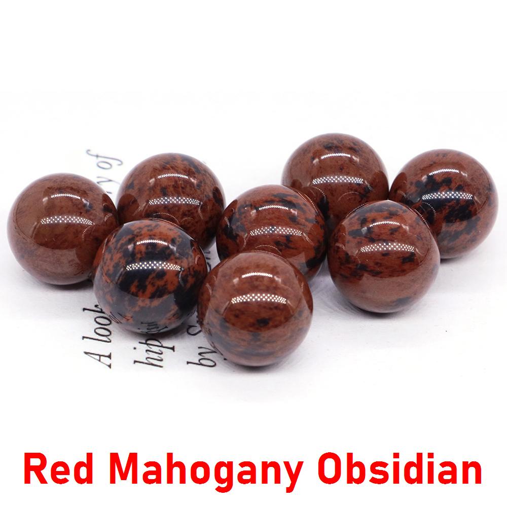 16mm Mini Runde Kristallkugel Loses Set Natürlicher Taschenstein Energie Exemplar Quarz Globus Chakra Kugel Perlen Dekoration