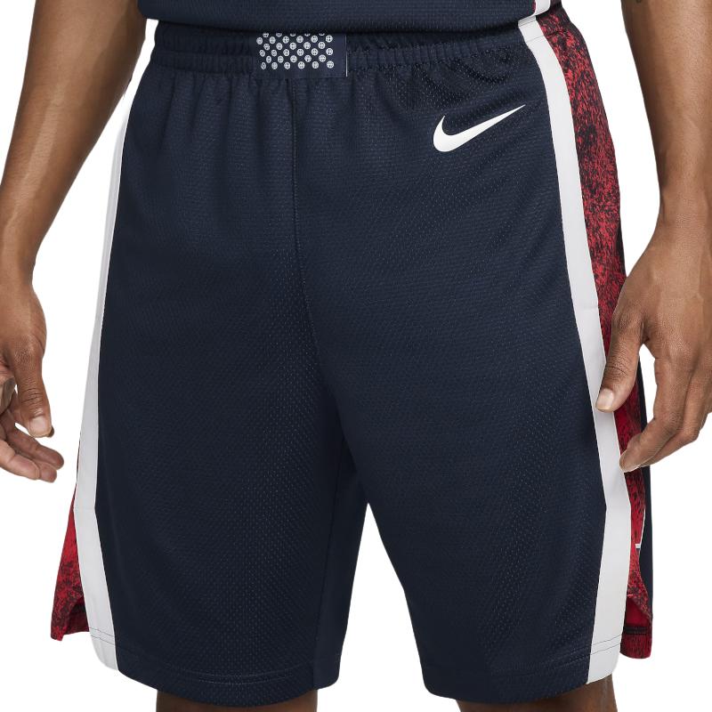 Nike Logo Mid Waist Outdoor Casual Sports Basketball Shorts Men Shorts Obsidian FQ0305-451